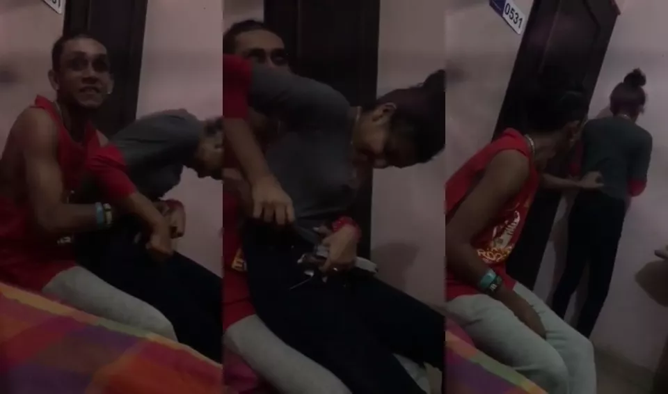 sri lankan wife and husband room leak